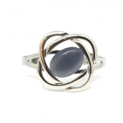 cat eye bracelet grey