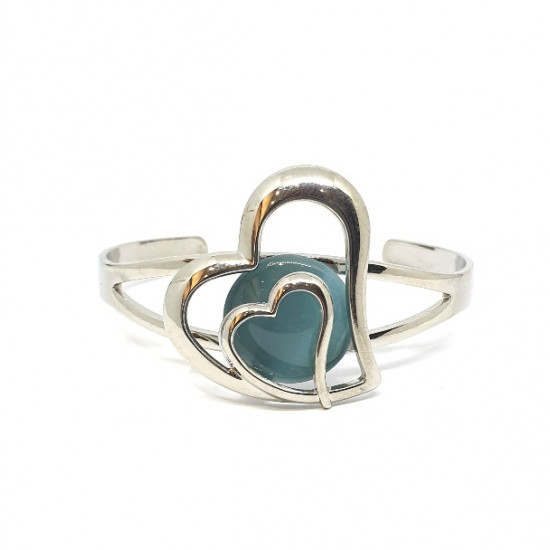 cat eye bracelet blue