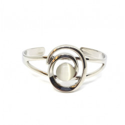 bracelet oeil de chat blanc