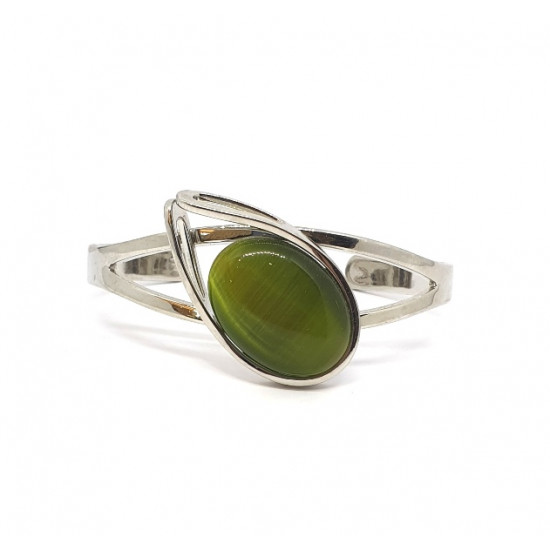cat eye bracelet green