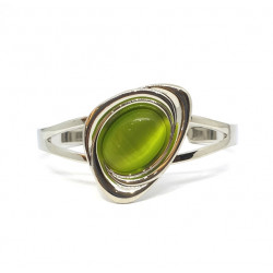 cat eye bracelet green