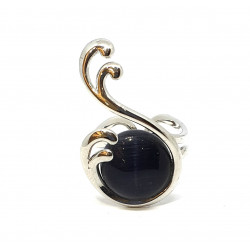 ring cat eyes black