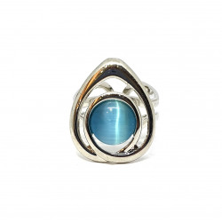 ring cat eyes blue