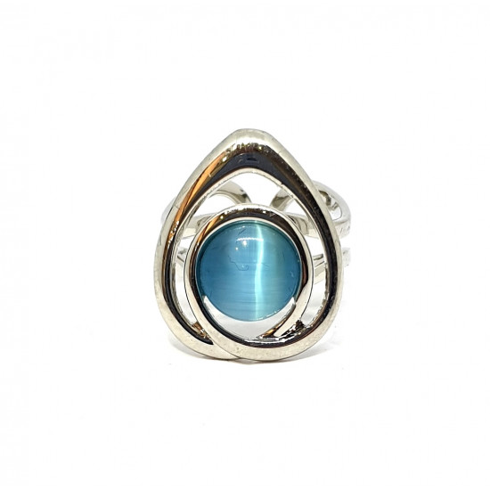 ring cat eyes blue