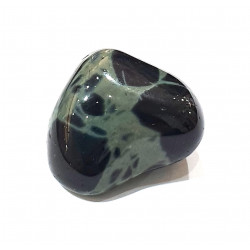 tumbled stone spider obsidian