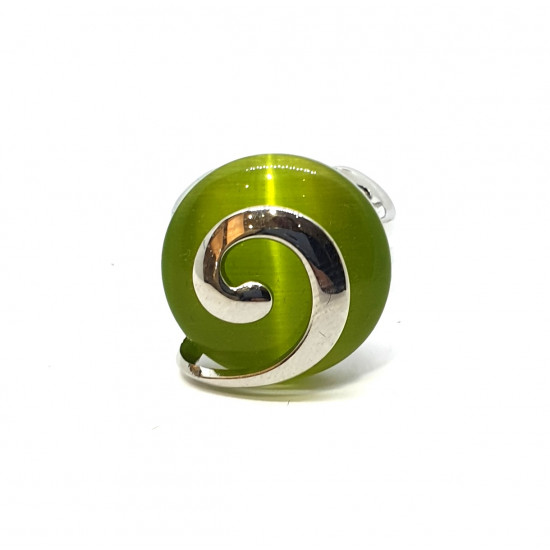 ring cat eye green