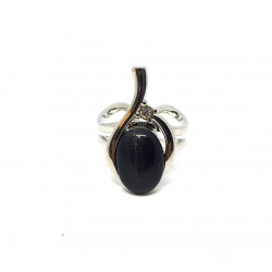 ring cat eyes black