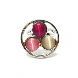ring cat eyes pink