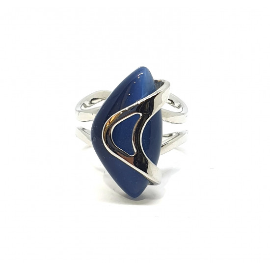 ring cat eyes blue