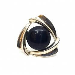 ring cat eyes black
