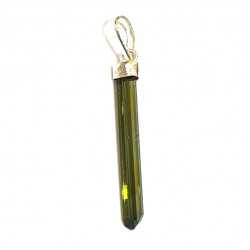 Sterling Silver green tourmaline pendant