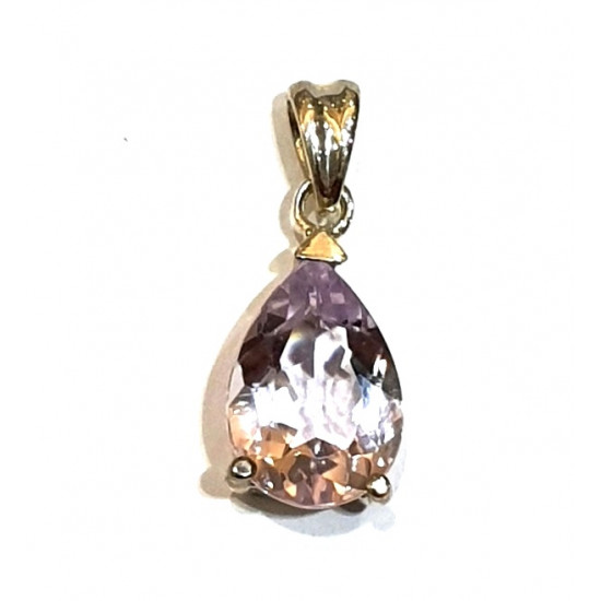 Sterling Silver kunzite pendant
