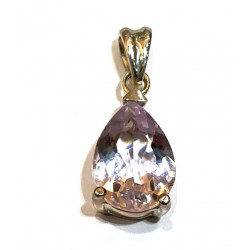 Sterling Silver kunzite pendant