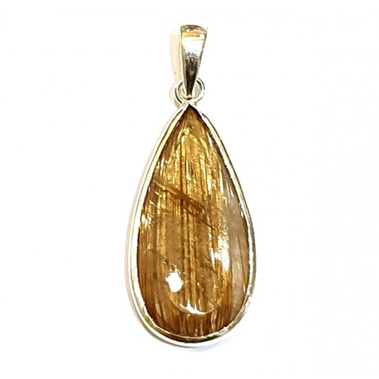 quartz-rutile pendant