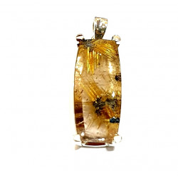 quartz-rutile pendant