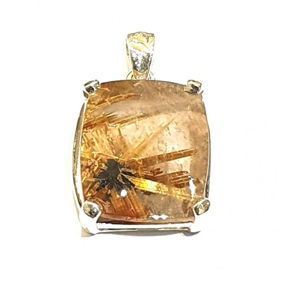 quartz-rutile pendant quartz-rutile pendant
