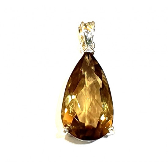 smoky quartz pendant