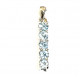 Sterling Silver blue topaz pendant