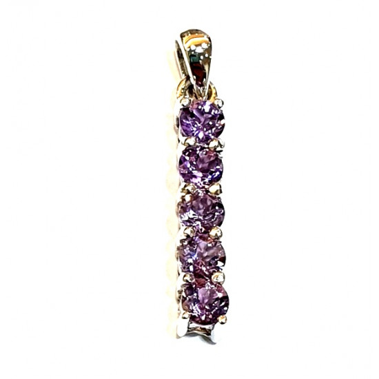 Sterling Silver amethyst pendant