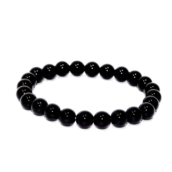 Black Spinelle Bracelet 8mm