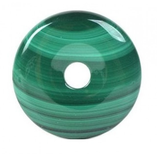 malachite donut 4 cm