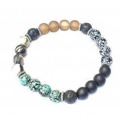 Mixed Mineral Bracelet 8mm