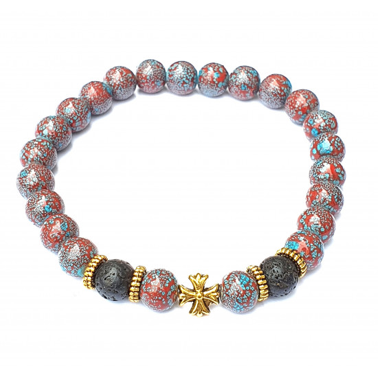 Lava Stone Bracelet 8mm