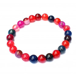 multicolored agate bracelet 8mm