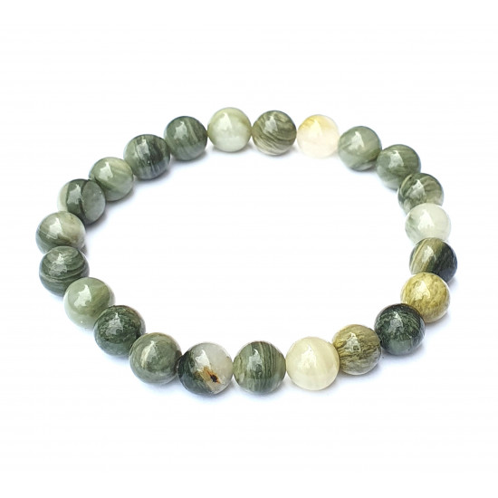 Actinolite In Quartz Bracelet 8mm