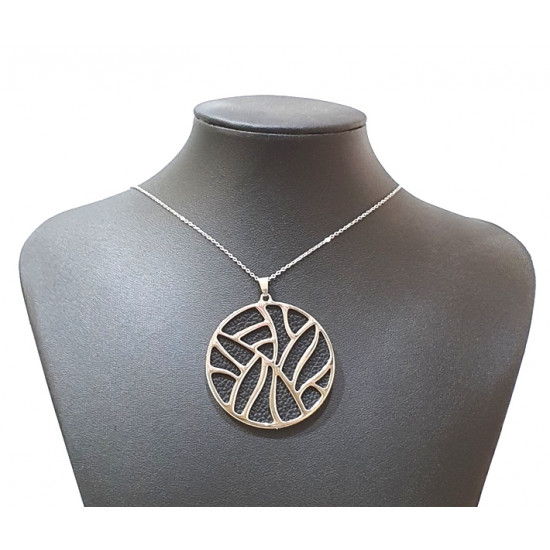 interchangeable necklace black / white