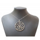 interchangeable necklace black / white