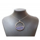 interchangeable necklace blue / red