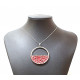 interchangeable necklace red / gray