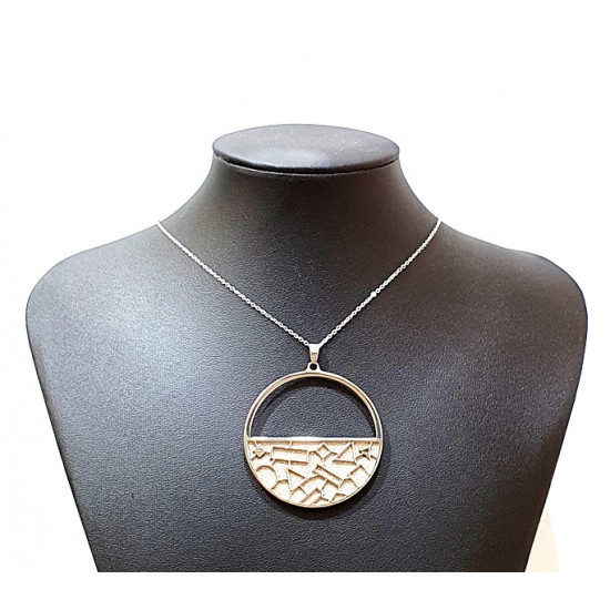 interchangeable necklace bronze / green