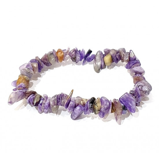 Charoite Chips Bracelet