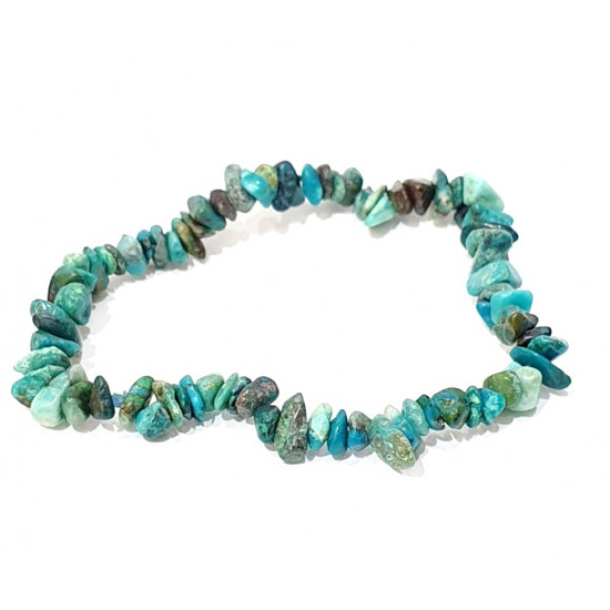 Chrysocolla Chips Bracelet 
