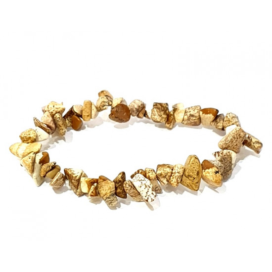 bracelet jaspe paysage chips