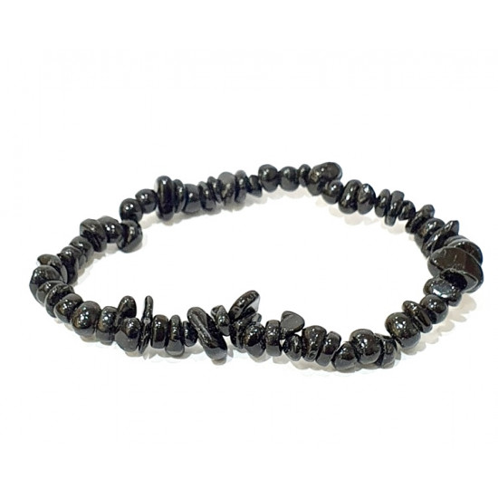 bracelet tourmaline noire chips