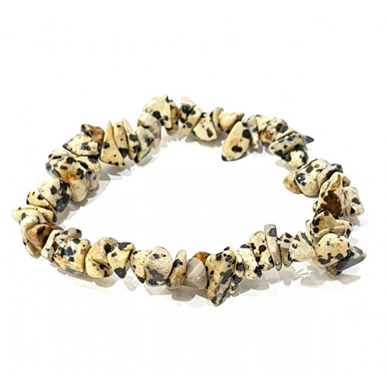 Dalmatian Jasper Chips Bracelet