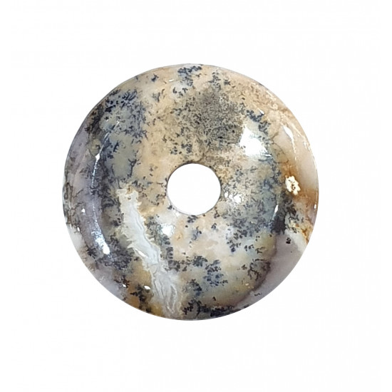 dendritic agate donut 4cm