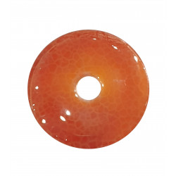 fire agate donut 4 cm