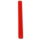 Leather strap 14 mm metallic blue / red
