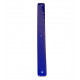 Leather strap 14 mm orange / metallic blue
