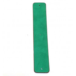Leather Strap 25 mm green / brown