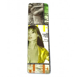Leather strap 40 mm pattern / gray