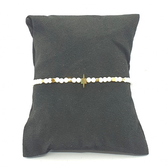 stainless steel moonstone bracelet
