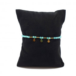 bracelet aigue marine inox