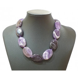 Collier améthyste ovale