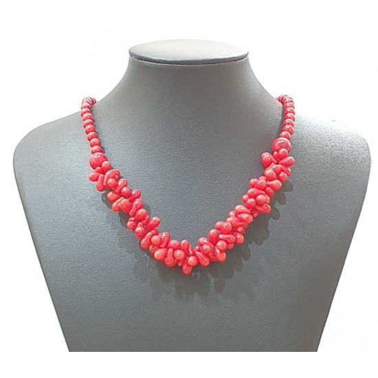 coral necklace