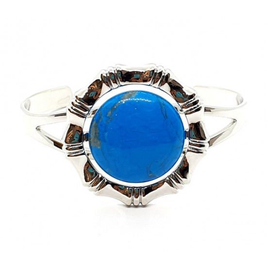 adjustable tinted magnesite bracelet